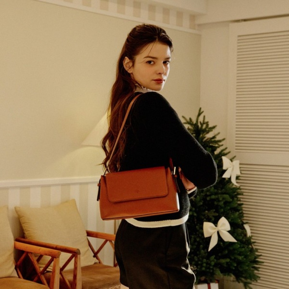 (モナック) モナックモニカバゲットバッグブラウン AP15-2170-BW