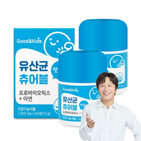 グッド＆キッズナチュラルプラス乳酸菌チュアブル60錠2個 4,636円