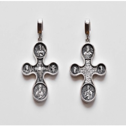 Four Great HistoriesFour Living Thingsスターリングシルバーセイクリッドメダルプラチナオリジナルレトロヴィンテージペンダントスカイスローン