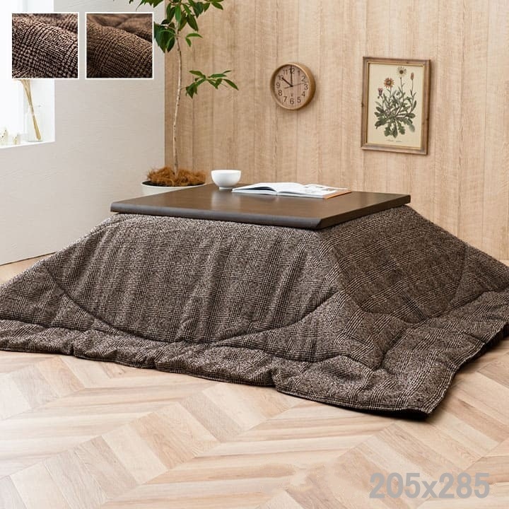 ツイード柄 こたつ布団 205x285cm 薄掛け布団 フランネル生地 9,122円