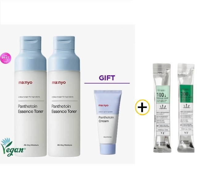 [NEW] パンテトイン エッセンストナー 200ml x 2 [+クリーム20ml] + Gift (VT リドルショット アンプル 2ml X 2個)