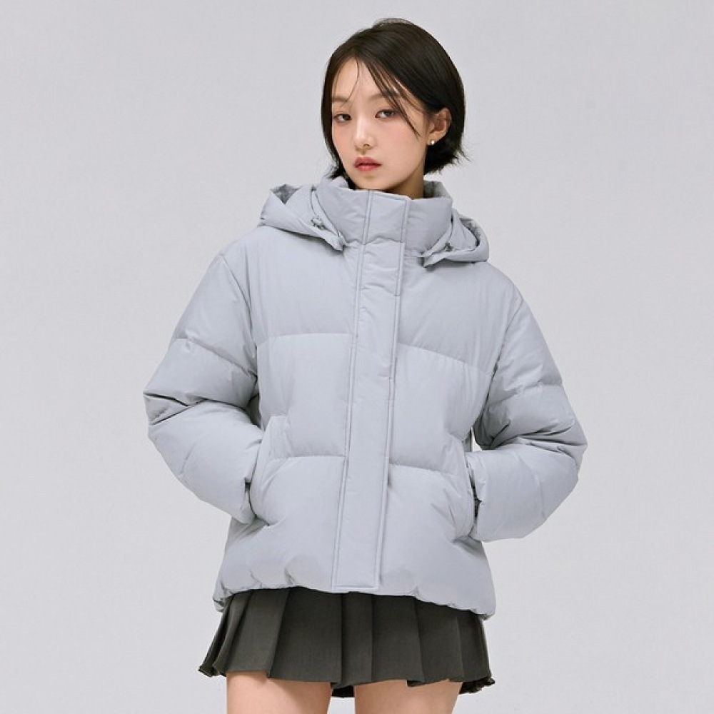 (チェースカルト) 女性用取り外し可能なフード付きパファーパッド入りジャンパー-DGRG4774E0E