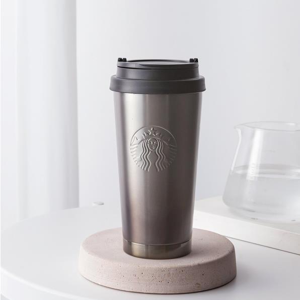 SS ELMA BLACK TUMBLER 473mL