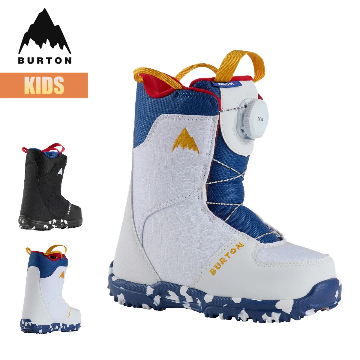 スノーボードブーツ キッズ 24-25グロム ボア W25JP-150891 Kids Grom BOA Snowboard Boot ダイヤル式 ボアシステム 子供 こども スノーボード