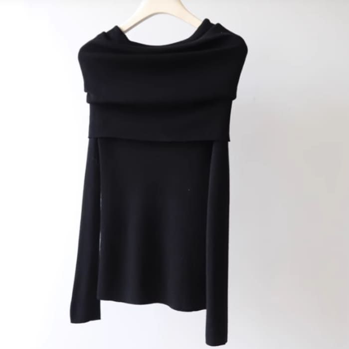 レディース トップス ニット セーター プルオーバー 長袖 オフショルダー スリム 細身 スマート 伸縮性 かわいい 大人可愛い きれいめ シンプル カジュアル 上品 おしゃれ かっこいい レトロ