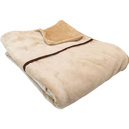 安眠工場 フランネルマイヤー掛けカバー ふんわりあったか ダブル 190210cm ベージュ色 毛布としても使える やわらかタッチの肌触り 洗濯機で丸洗いok 冬用寝具