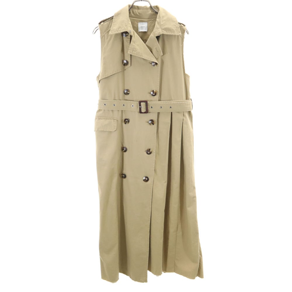 ノースリーブ トレンチコート ベージュ レディース