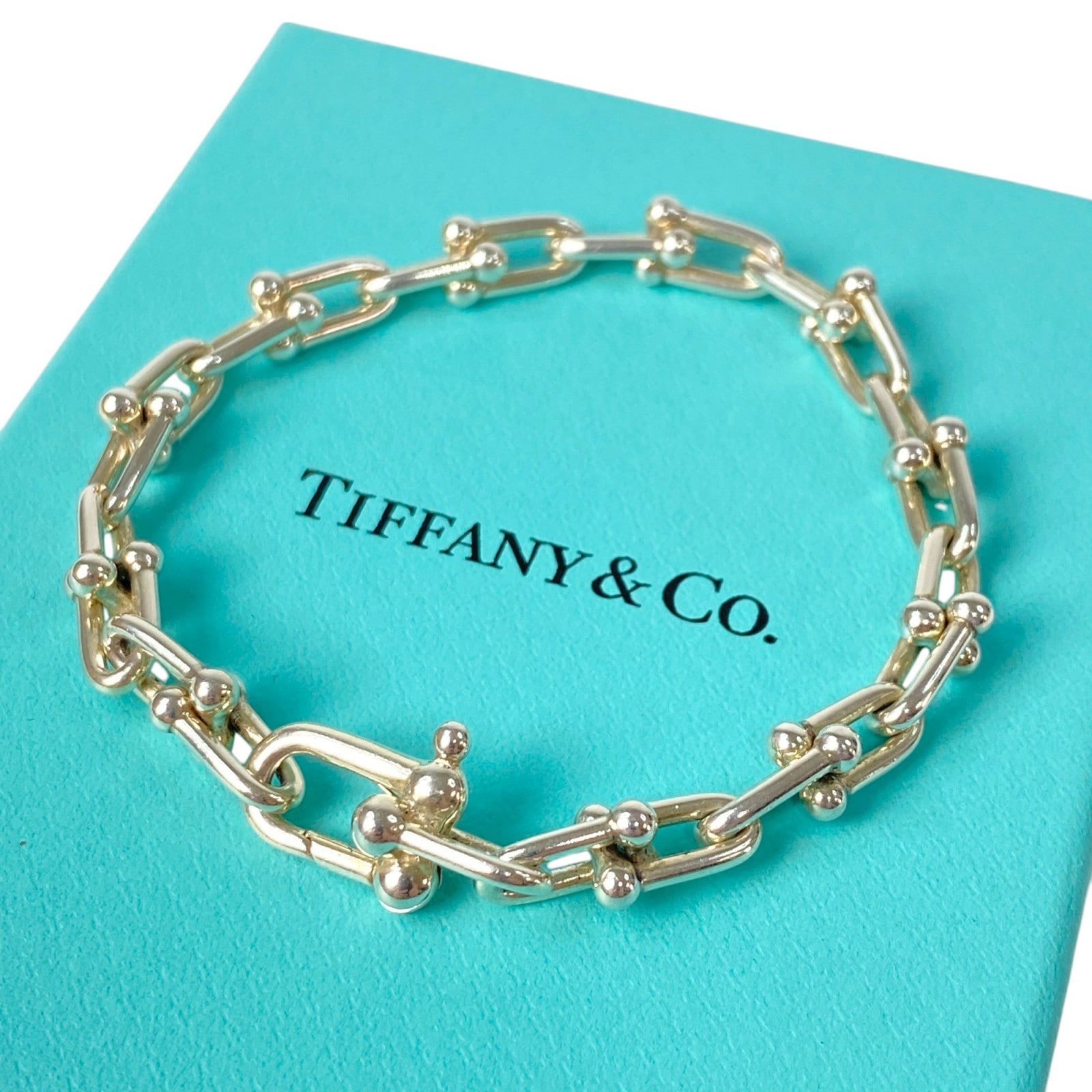 ティファニーTiffany レディース ハードウェア スモールリンク ブレスレット 箱付き