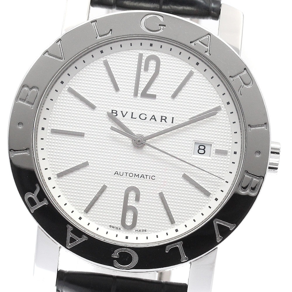 ブルガリ BVLGARI BB42SL AUTO ブルガリブルガリ デイト 自動巻き メンズ 箱・保証書付き_952628【中古】