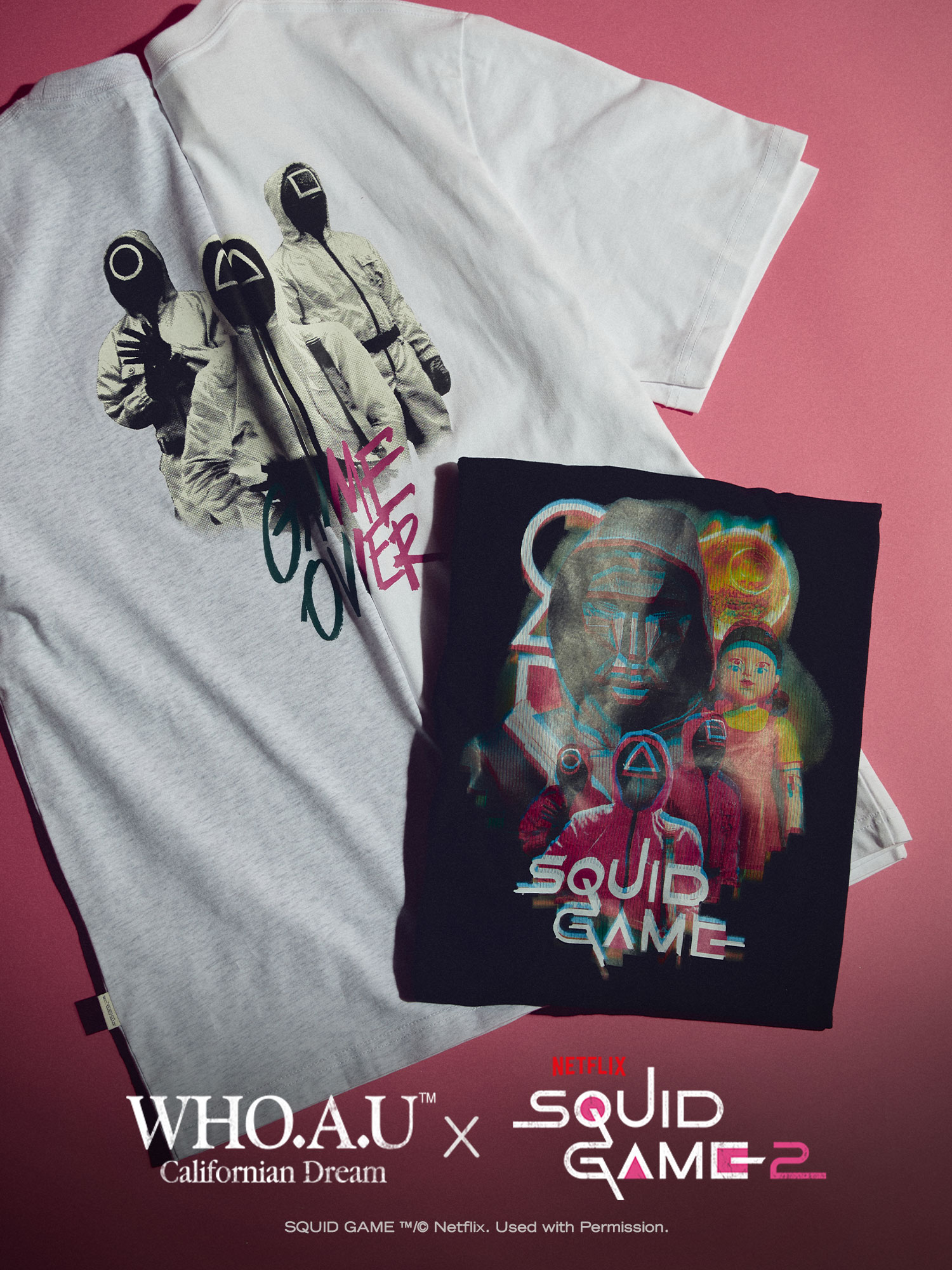WAU X SQUID GAME/ Hologram T-Shirt/ユニセックス 6,072円