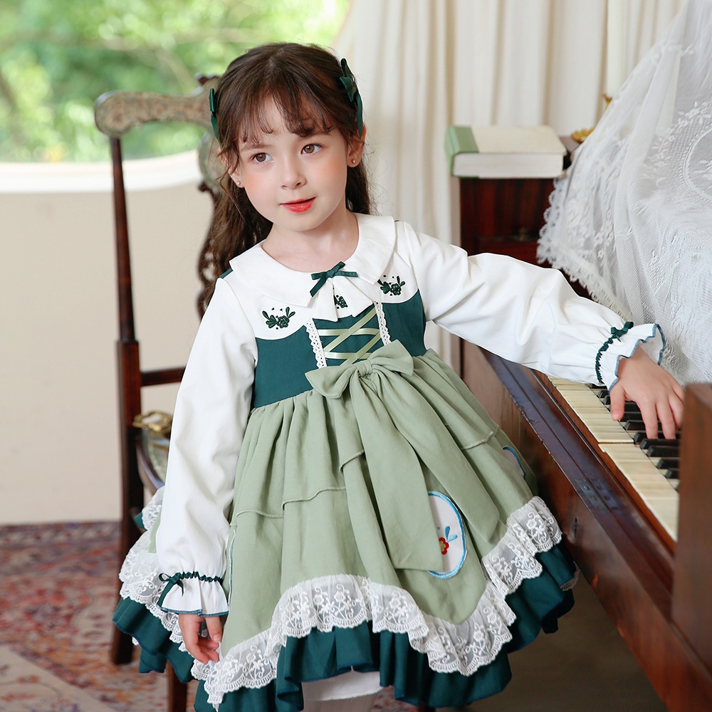 子供服シーズンガールズ厚手スカート子供プリンセスチュチュスカート綿