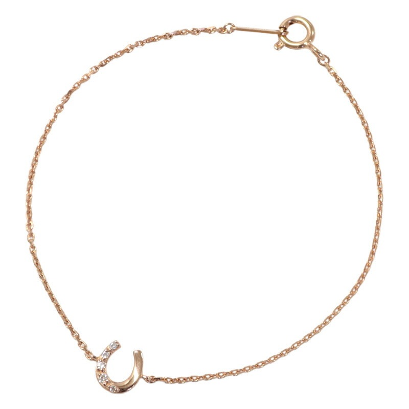 リボン済＆紙袋 ブレスレット レディース 馬蹄モチーフ 4度 プレゼント ギフト ジュエリー アクセサリー シルバー 祝い 喜ばれるギフト