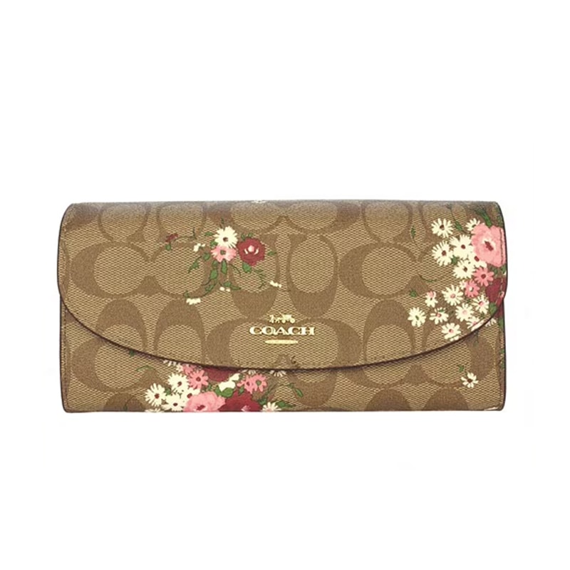 【20%再値下げショップクーポン発行中!】 即納 財布 長財布 F29395 シグネチャー 花柄 レディース IMLGQ