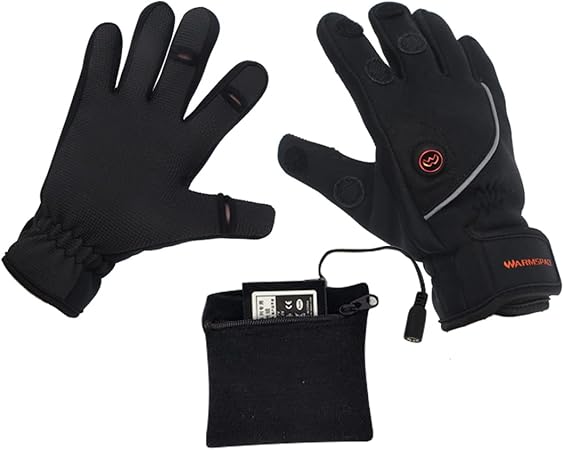 冬釣り手袋 アウトドアグローブ 防寒グローブ フィッシンググローブ 電熱手袋 スポーツグローブ 3段階温度調節 ヒーター手袋 防風・防水・防寒 裏起毛 ３指露出可能 滑り止め 保温 手袋 釣り 作業