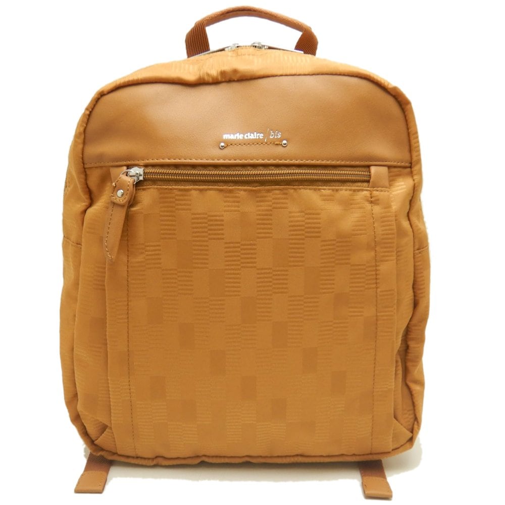 5748414 リュック・バックパック ポリエステル マスタード レディース /253130【中古】