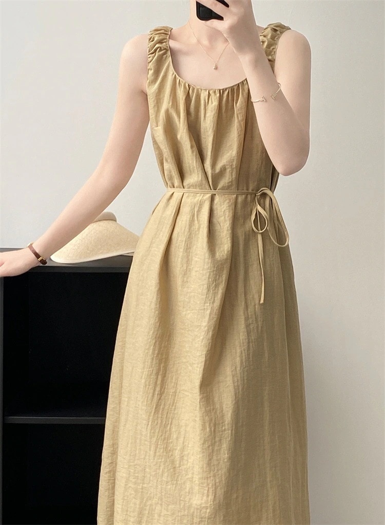 激安セール ジャンパースカート Uネック ベスト ベストスカート 23 ハーネス ロングスカート