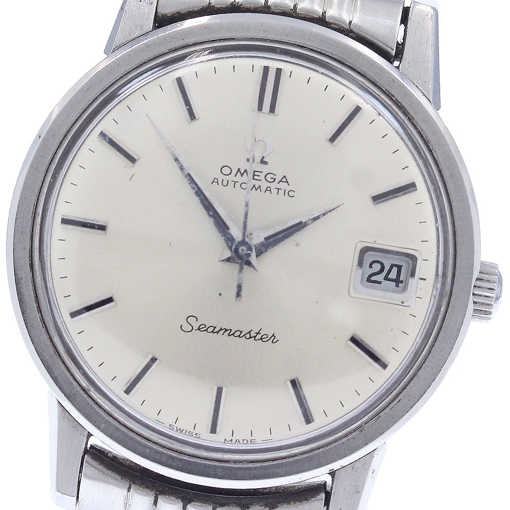 オメガ OMEGA 166.003SP シーマスター デイト cal.565 ライスブレスレット 自動巻き メンズ _951179【中古】