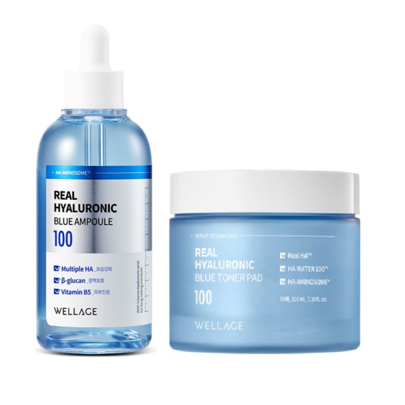 リアルヒアルロニックブルーアンプル100ml+ブルートナーパッド70枚