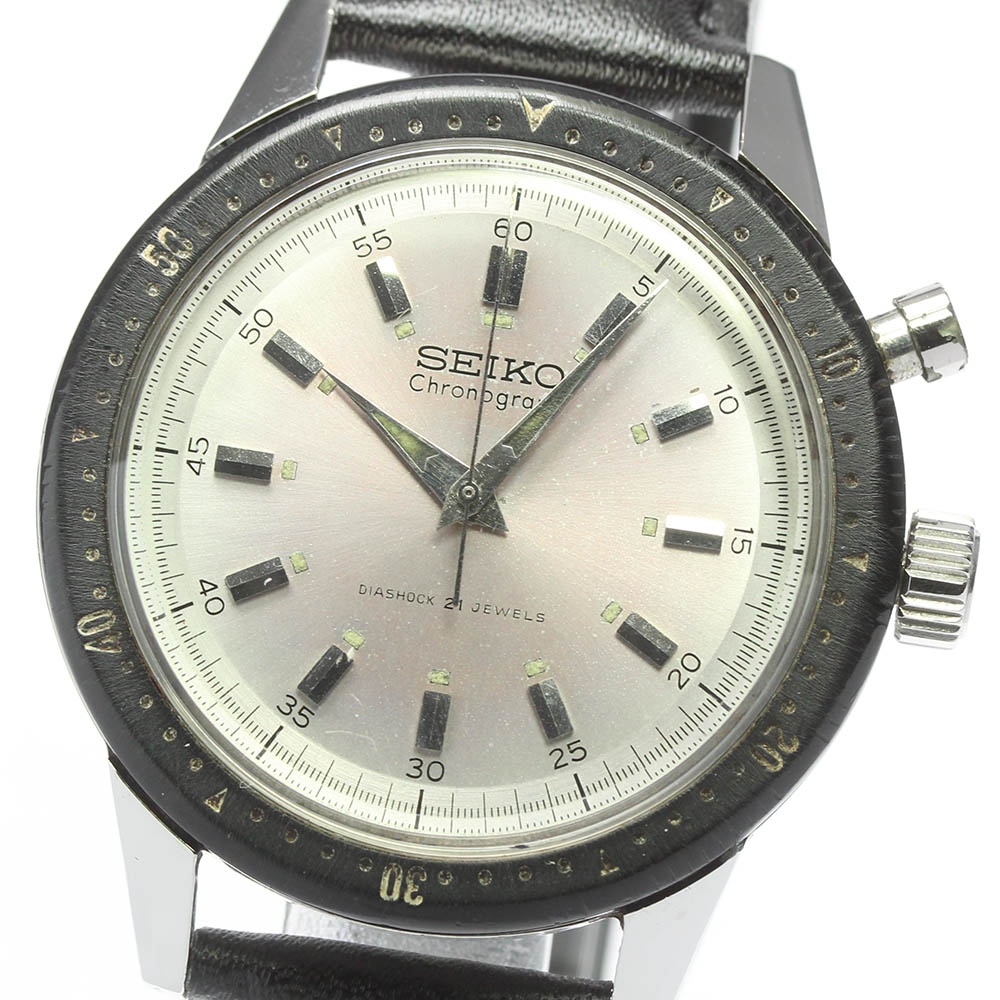 【SEIKO】セイコー クラウン ワンプッシュクロノ 45899 手巻き メンズ【中古】 131,700円