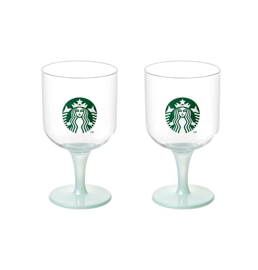スタッカ ゴブレット グラス 270ml 2P セット 韓国スターバ グッズ
