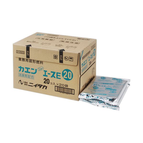 ニイタカ 固形燃料カエンニューエースE20 20g 1セット（400個：20個x20パック）