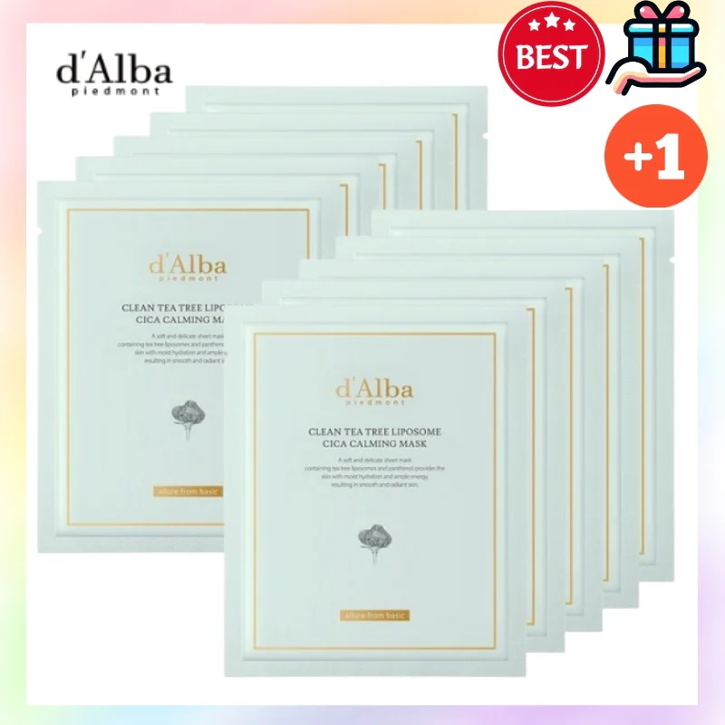 [韓国人気10 + 10] クリーン ティーツリー リポソーム シカ カーミング マスクパック10枚+ 10枚 総 20枚 顔パック シートマスク 大容量 フェイスパック 鎮静アンプル パンテノール