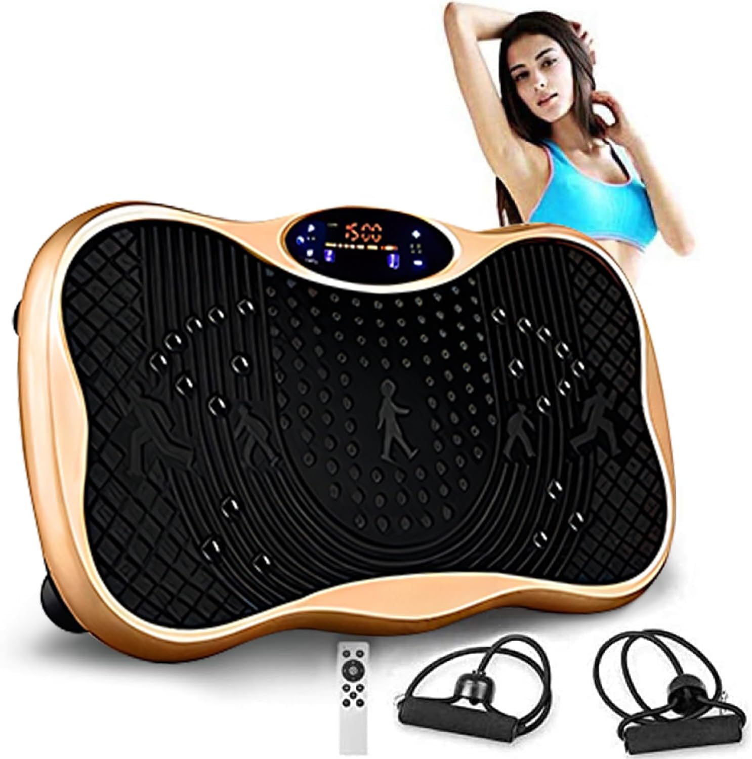 ブルブル振動マシン 3D振動 5種類のプログラムモード 振動調節99段階 振動マシーン 健康 静音マシン ぶるぶるマシン 室内運動器具 有酸素運動 体幹強化 産後フィットネスマシン