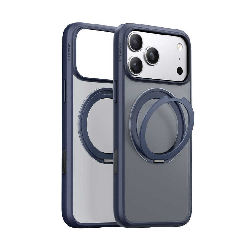 TORRASトラス　Torras - Ostand Pro Case for iPhone 17 Pro ミッドナイトブルー　X00FX2927