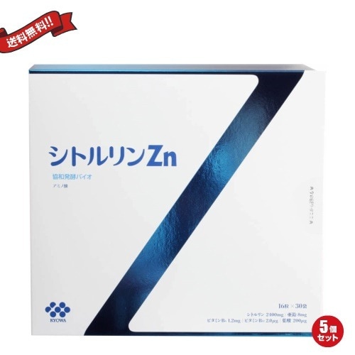 協和発酵バイオ シトルリンZn 30袋　5個セット 21,813円