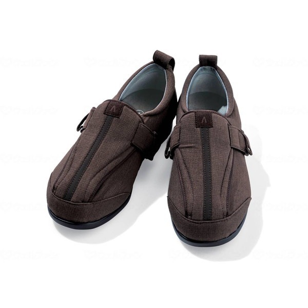 徳武産業 つま先ひろびろサポート5E ブラウン S 7057 メーカー直送