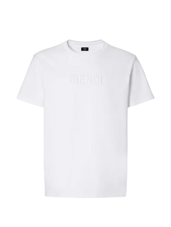 FENDI Men T-Shirts FY1319 AY0G F0QA0 White