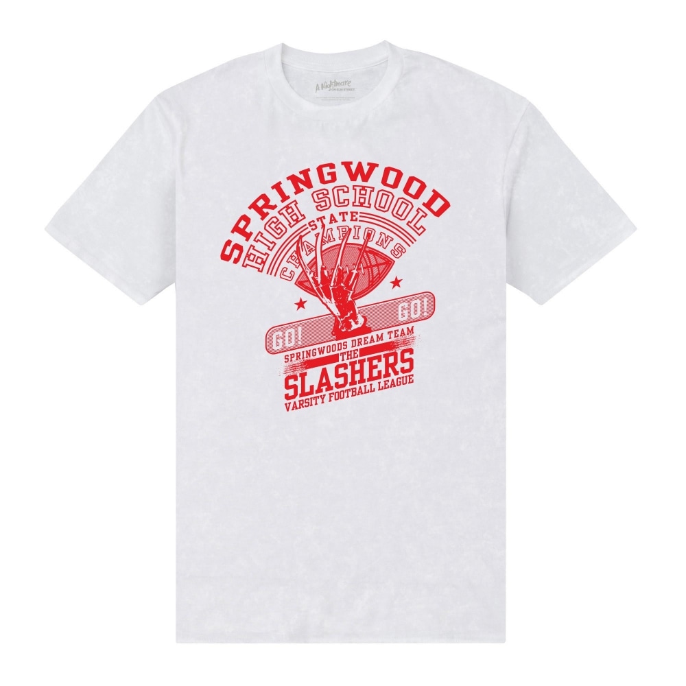 (英国より直送) エルムストリートの悪夢ユニセックス大人用スプリングウッド Tシャツ