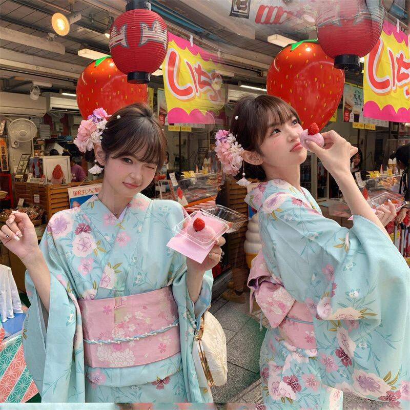 花火大会 × 神明風 和服改良浴衣 日系乙女写真セット 影楼用