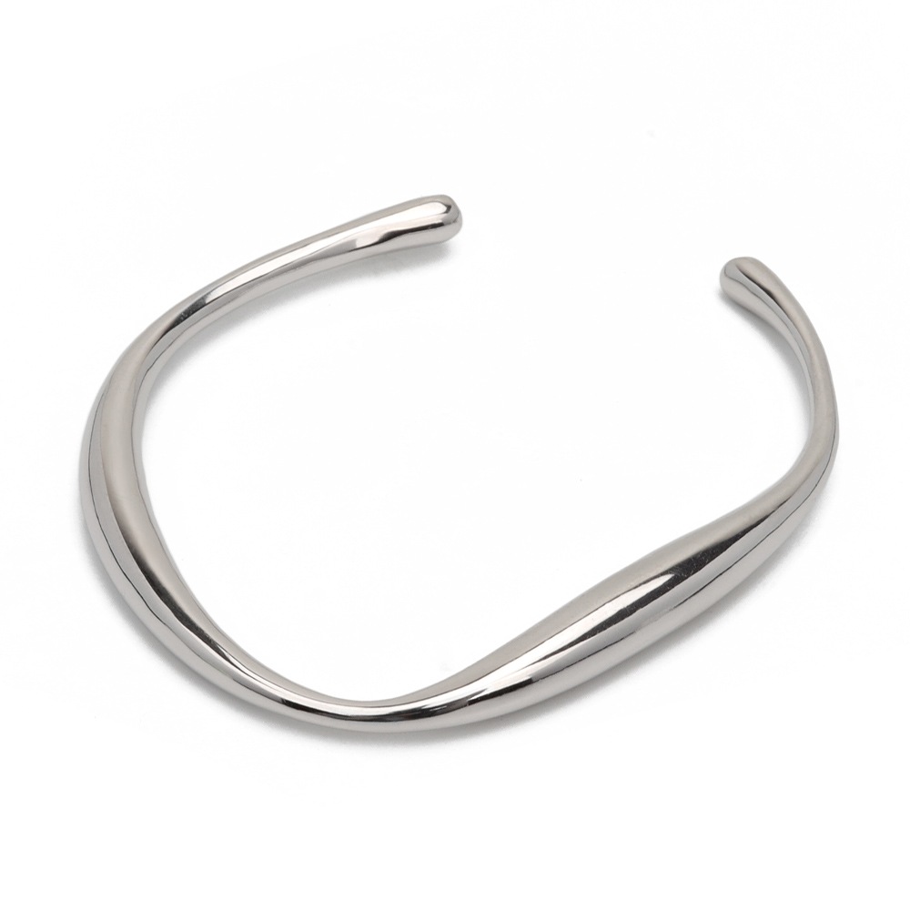 925 ぷっくり シンプルバングル [cb051]