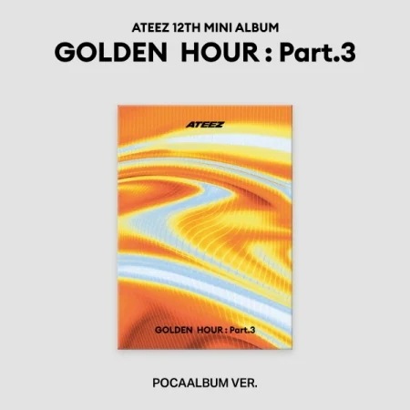 [9種セット] (POCAALBUM Ver.) ATEEZ 12th Mini アルバム [GOLDEN HOUR : Part.3] 韓国チャート反映