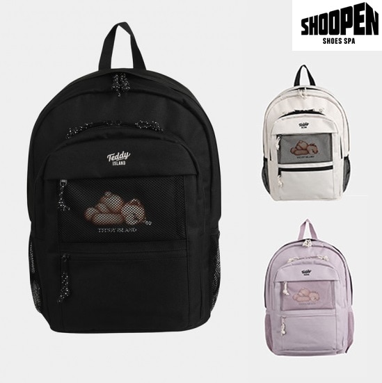 [Teddy Island] Multi-mash backpack 3色 新学期 韓国人気 男女共用 韓国ファッション
