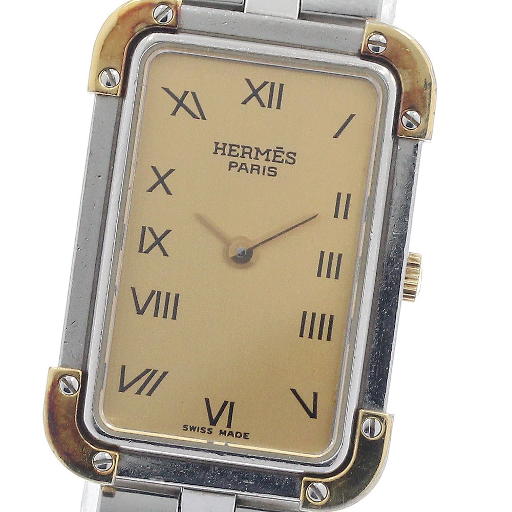 エルメス HERMES CR1.240 クロアジュール クォーツ レディース _905238【中古】