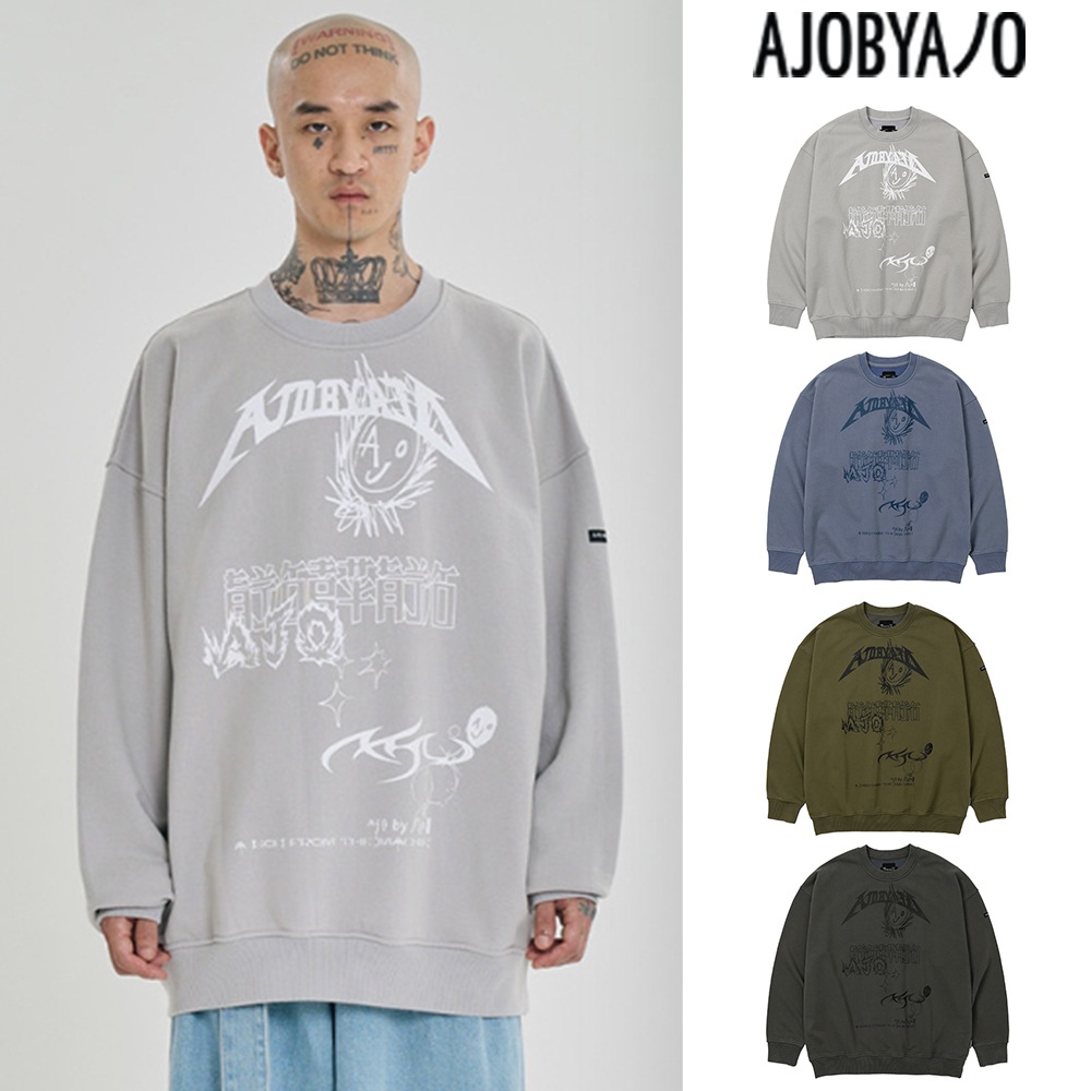 【AJO AJOBYAJO】 [PBA] AJOLICA Collage Sweatshirt