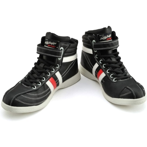 D99069 HBS-001 SAFE シューズ ブラック/ホワイトレッドライン 28.0