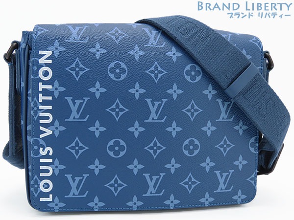 激レア未使用ルイヴィトンモノグラムブルーディストリクトPMNV3斜め掛けショルダーバッグメッセンジャーバッグM23785
