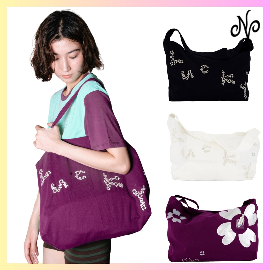 [NAVIVERSE] LUCKY LUCKY BAG 3 COLORS + FREE OMAKE 韓国トートバッグ レディースNCT WISH コラボバッグ韓国 エコバッグ キャンバスバッグ