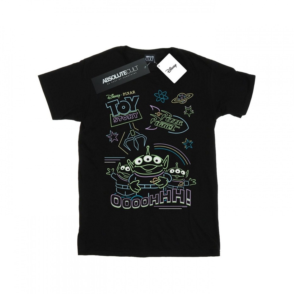 (英国より直送) Disney メンズトイストーリーネオンリトルグリーンメンズ Tシャツ