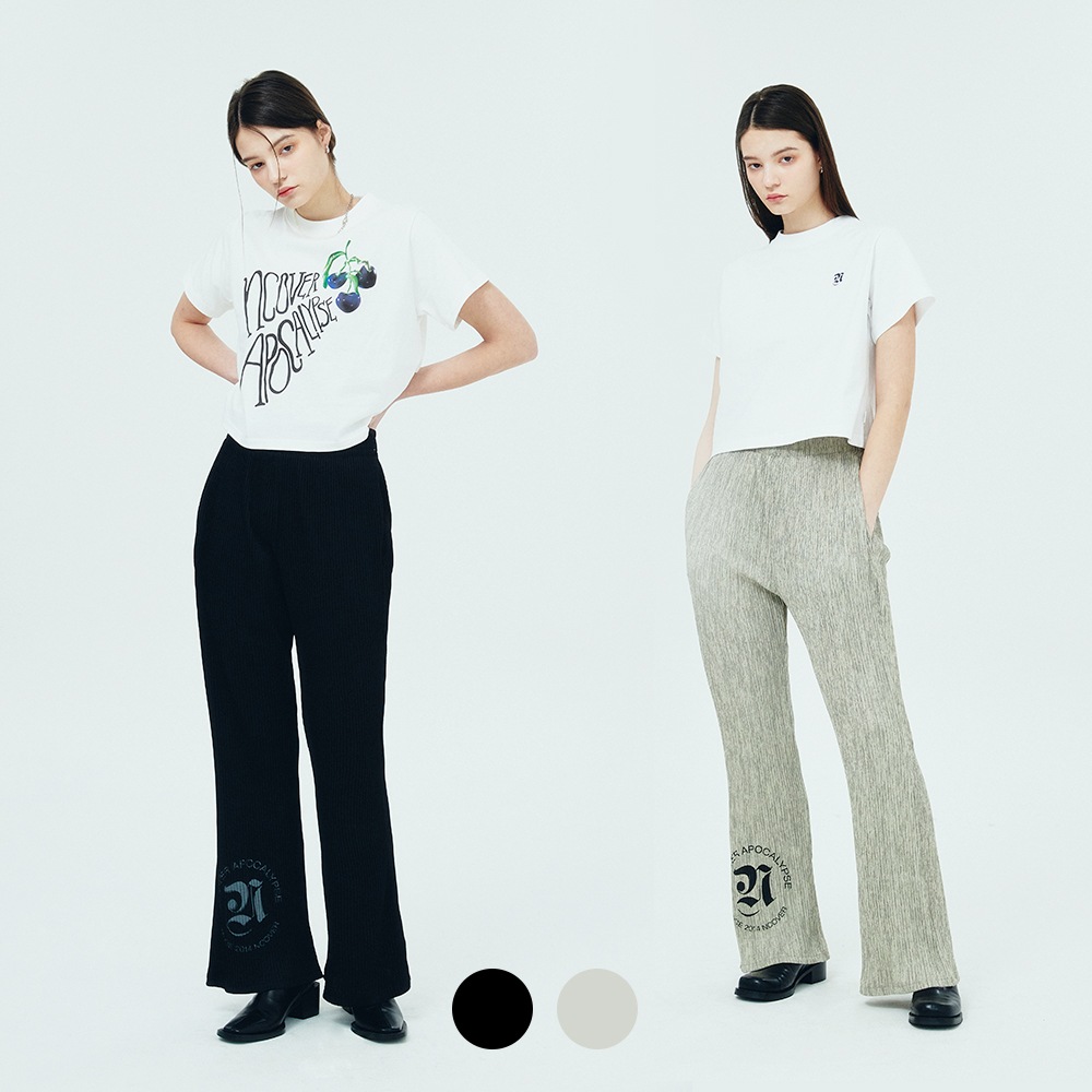 ROMAN TYPO PLEATS PANTS-2COLOR 6,873円