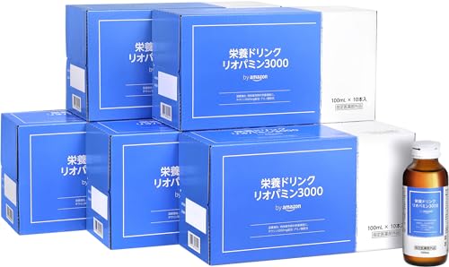 [指定医薬部外品] by Amazon 栄養ドリンク リオパミン3000 100ml x 50本 (SOLIMO)