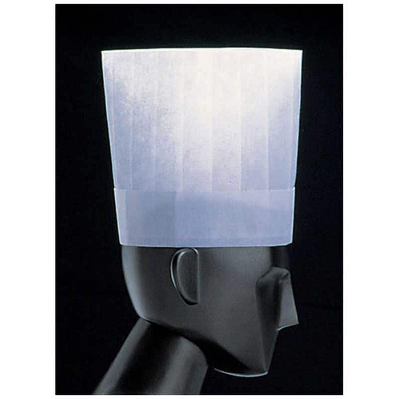 パル　パリス ノンプリーツ シェフハット N39110(50枚入)　SHT38