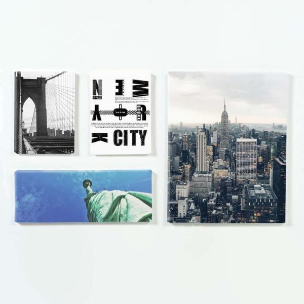 ファブリックパネル アートフレーム 飾り 情景 おしゃれ 壁掛け ウォールデコレーション 都会 アーバン 都市風景 ビル群 4枚セット 7,814円