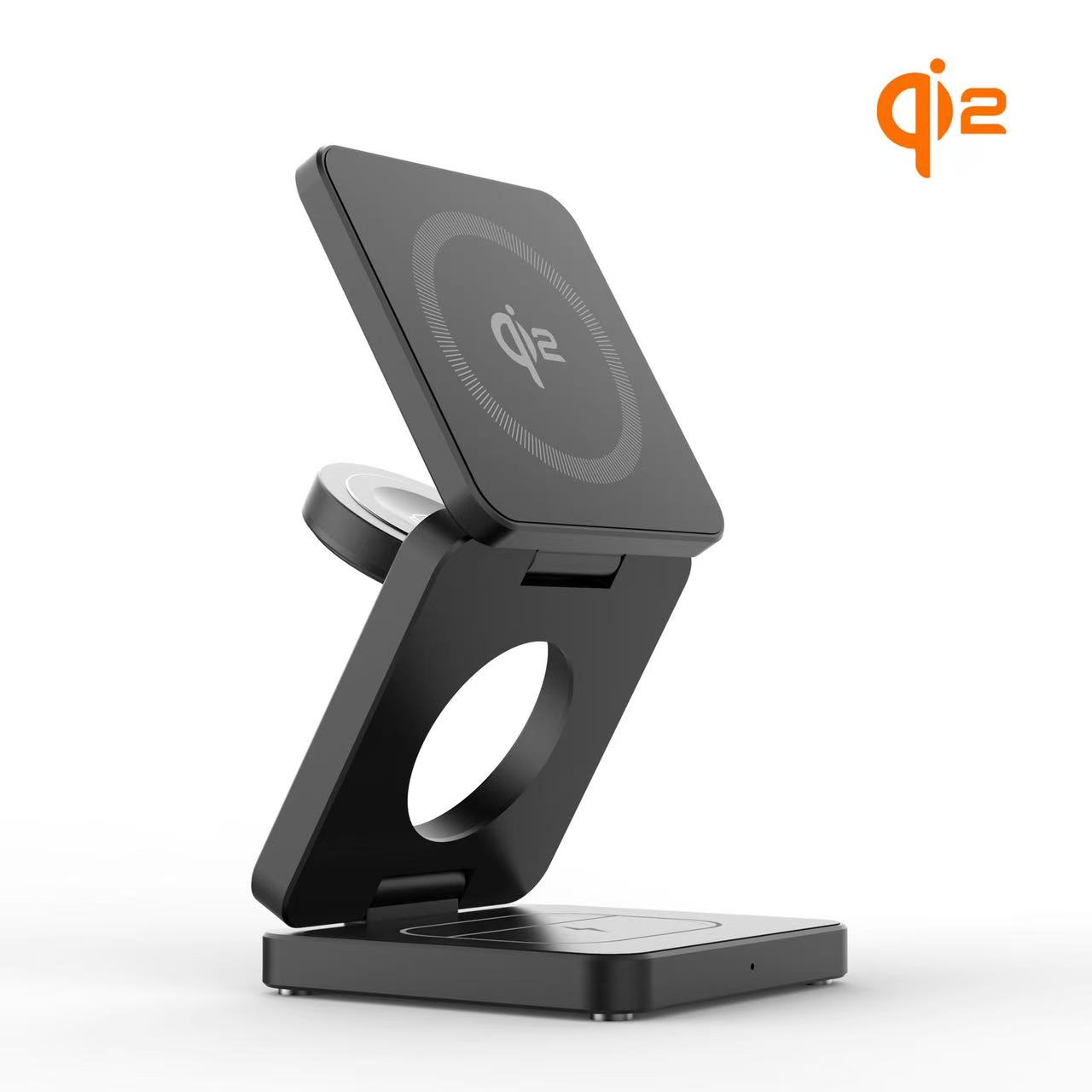 3in1角形ﾜｲﾔﾚｽ充電器qi2 IW30 ワイヤレス充電器 Qi2 3in1 折りたたみ スマホ充電器 iPhone AirPods Apple Watch 旅行 携帯便利 5,539円