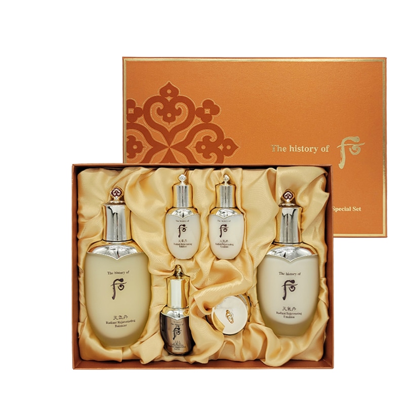 天気丹花献2種セット/ファヒョン/化粧水+ 乳液+サンプル4点付き/韓国コスメ