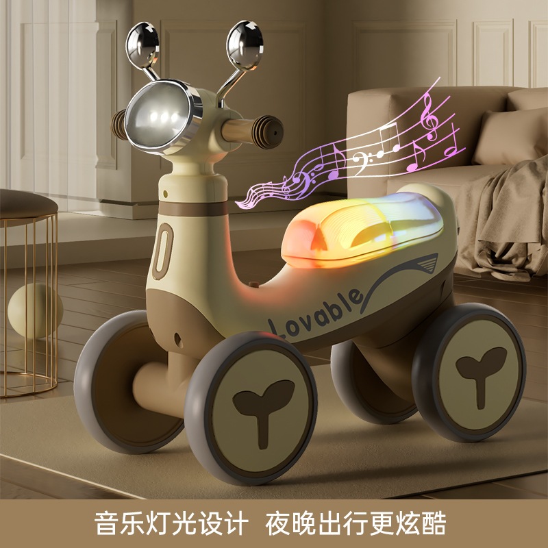 子供用ペダルなしバランスカー1-2-3歳の赤ちゃんのおもちゃ子供幼児ツイスティスクーター