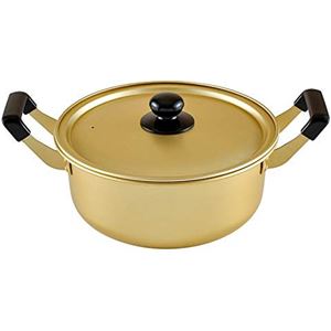 (20個セット) アルミ鍋/両手鍋 (24cm) 34人用 ガスコンロ専用 容量（約）：4.6L 蓋付き 『豊味庵』 31,706円